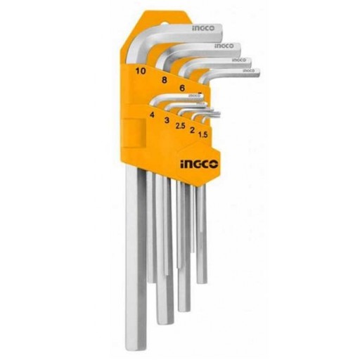 Ingco 1.5-10 mm Industrial Hex Key - Click Image to Close