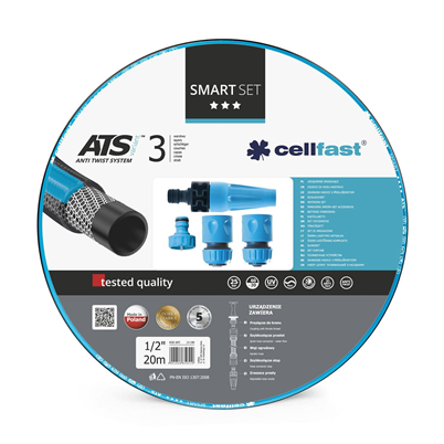 Cellfast Smart Watering Set With Nozzles 0.5 inch x 20m