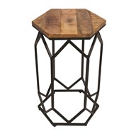 Mango Wooden Side Table - Click Image to Close