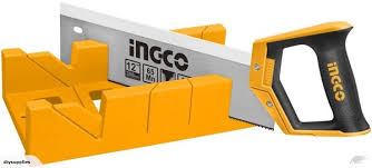 Mitre Box With Saw - Click Image to Close