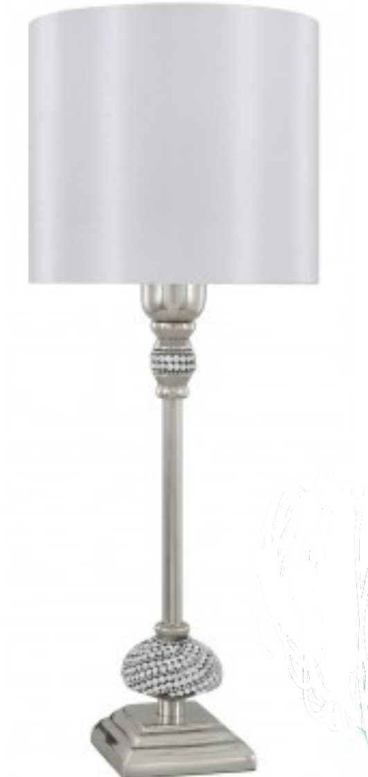 Lamp Silver Diamante - Click Image to Close