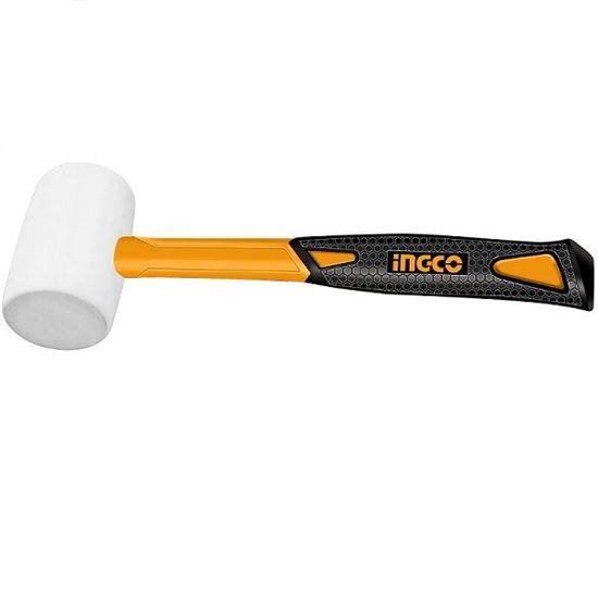 NGCO 16OZ WHITE RUBBER HAMMER Mallet - Click Image to Close