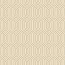 WALL TRELLIS BEIGE & GOLD - Click Image to Close