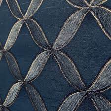 Fabric Touch Geometric Navy - Click Image to Close
