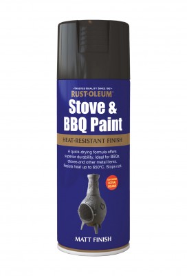 400ML Rustoleum BBQ Paint Black