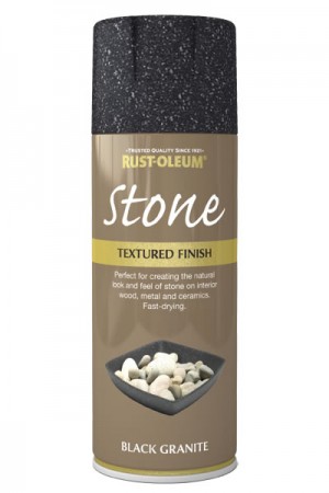 400ML Rustoleum Stone Black Granite