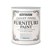 750ML Rustoleum Chalky Paint Winter Grey